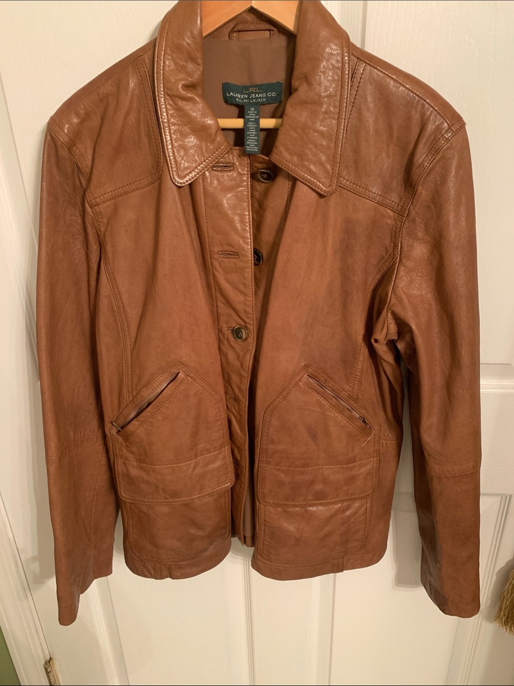 Ralph Lauren Leather Coat